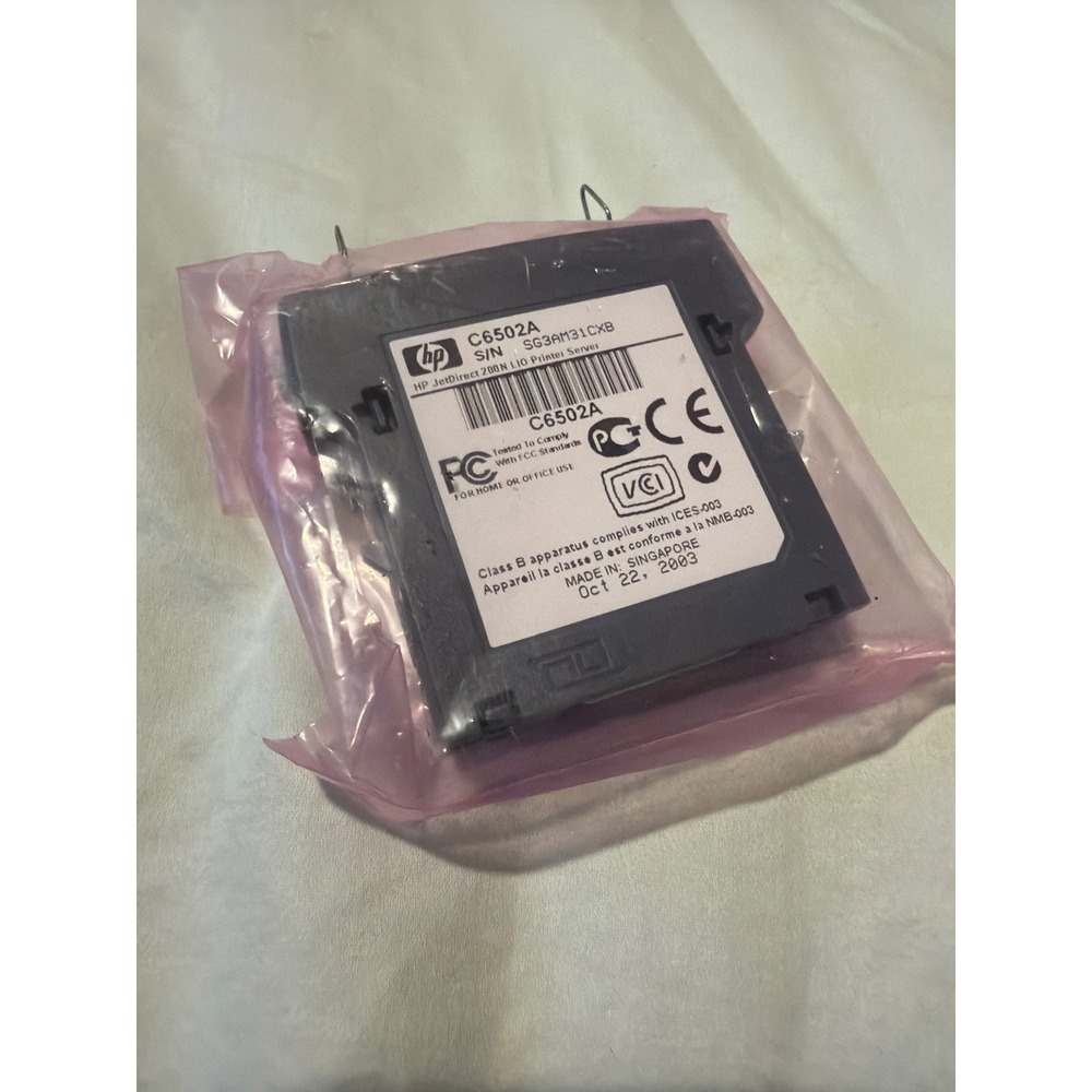 HP JetDirect 200N LIO Printer Server C6502A Internal Print Server Card NEW